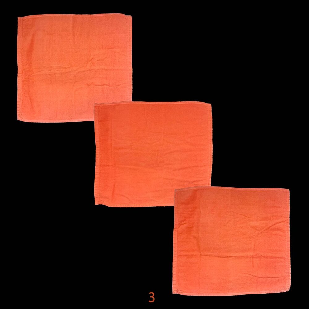 SET OF 3 San Francisco Giants Solid Orange Rally Rags Towels